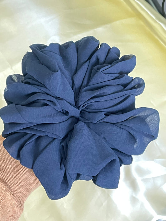 Hijab Scrunchie- Blue